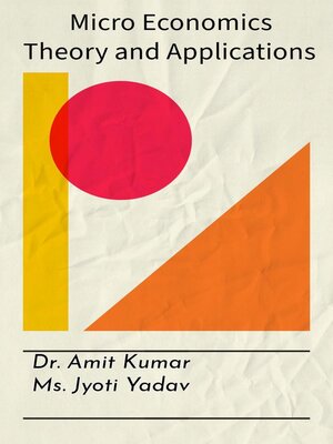 cover image of Micro Economics Theory and Applications